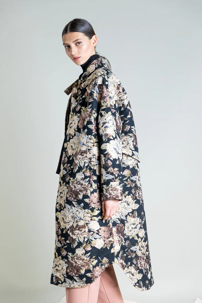 PSOPHIA TAPESTRY STYLE COAT