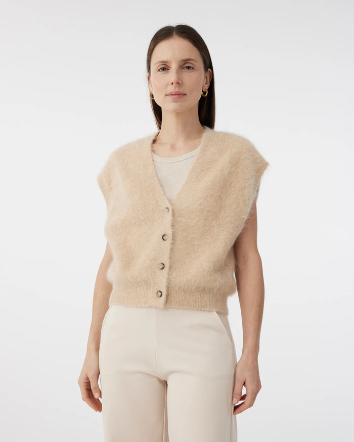 KNIT-TED SAND CONSTANZE CARDIGAN