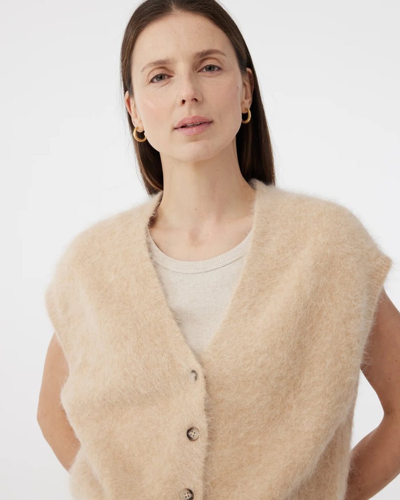 KNIT-TED SAND CONSTANZE CARDIGAN