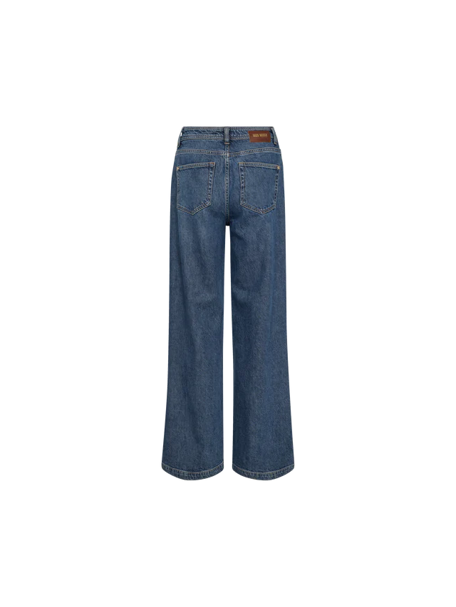 MOS MOSH DARA BLUE WIDE LEG JEANS