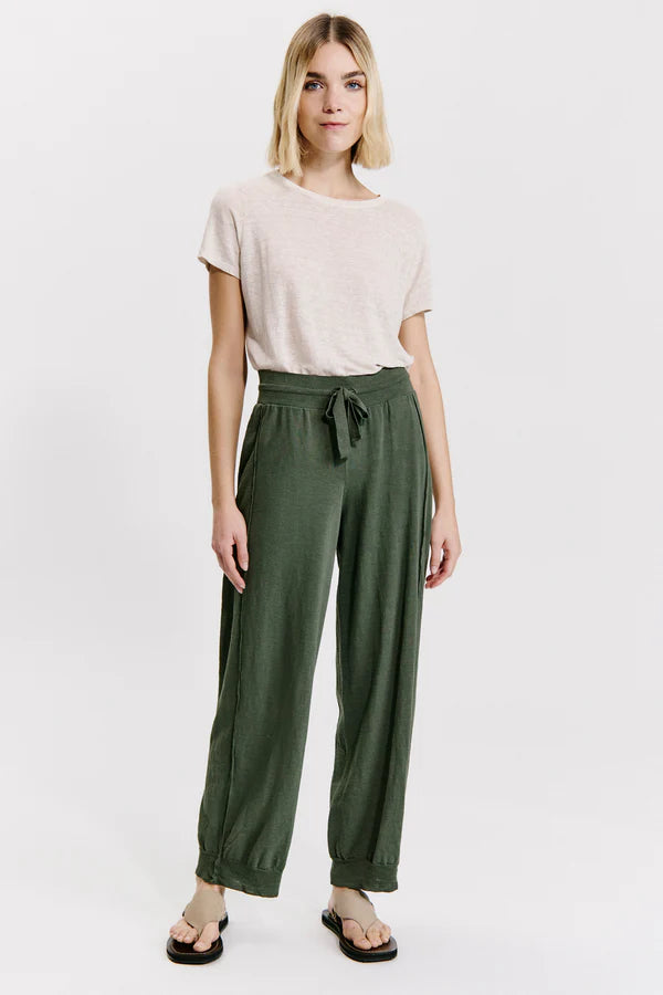 TRANSIT GREEN KNIT LOUNGE PANTS Z404