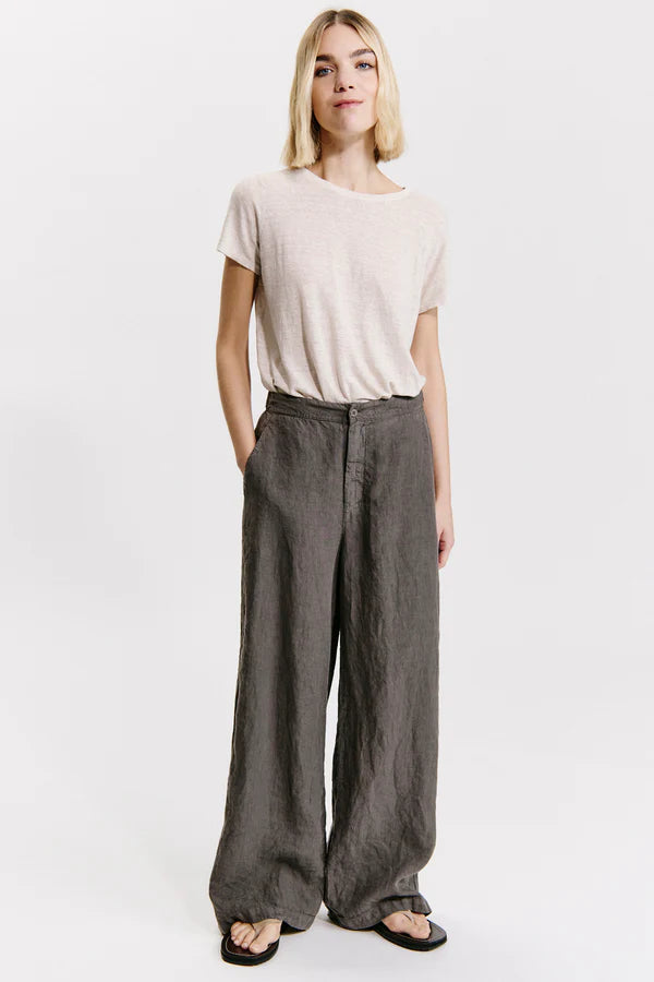 TRANSIT SLATE PALAZZO PANTS. D133