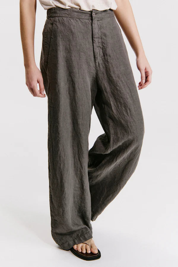 TRANSIT SLATE PALAZZO PANTS. D133