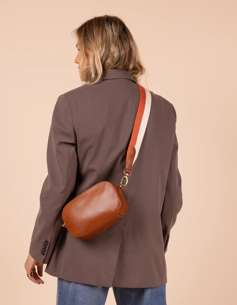 O MY BAG TAN MAYA CROSSBODY BAG