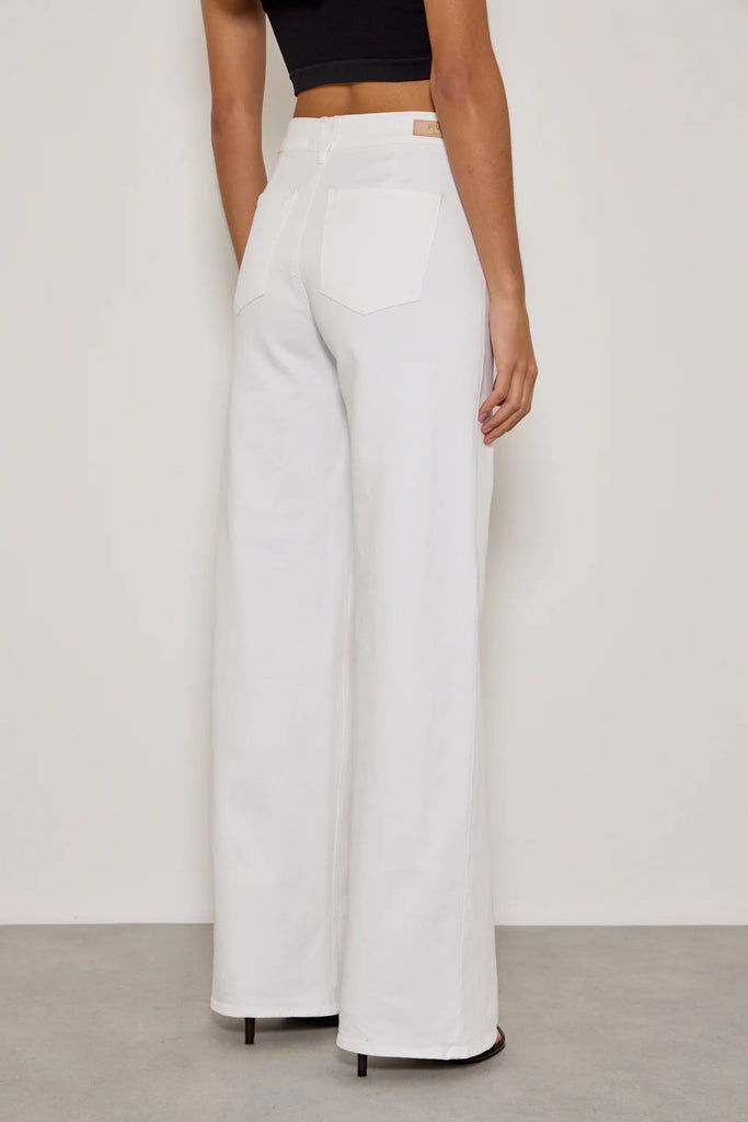 FIVE WHITE WIDE LEG JOAN JEANS