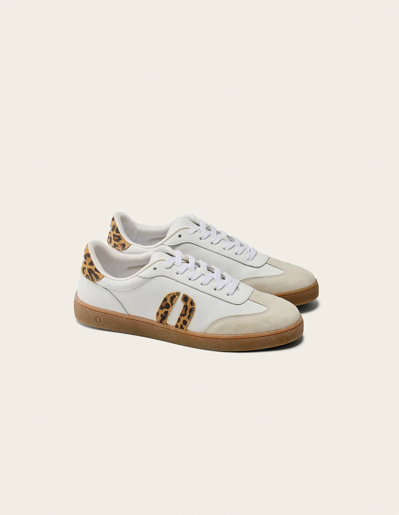 ODAJE LUCIA LEOPARD LOW-TOP TRAINER