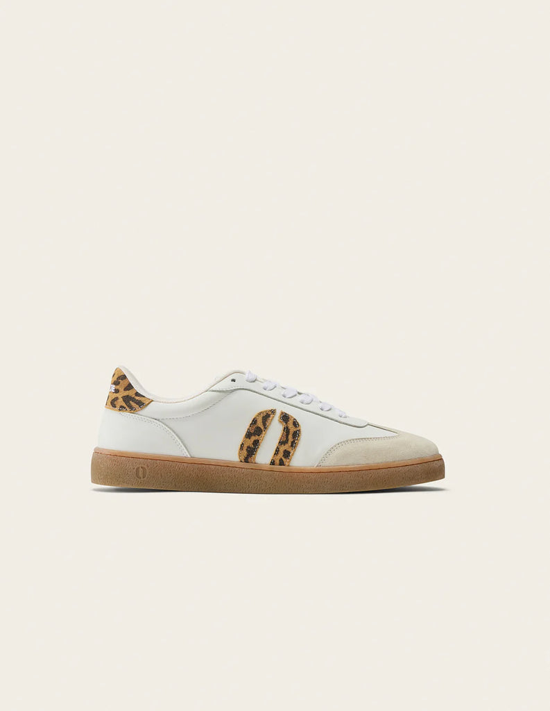 ODAJE LUCIA LEOPARD LOW-TOP TRAINER