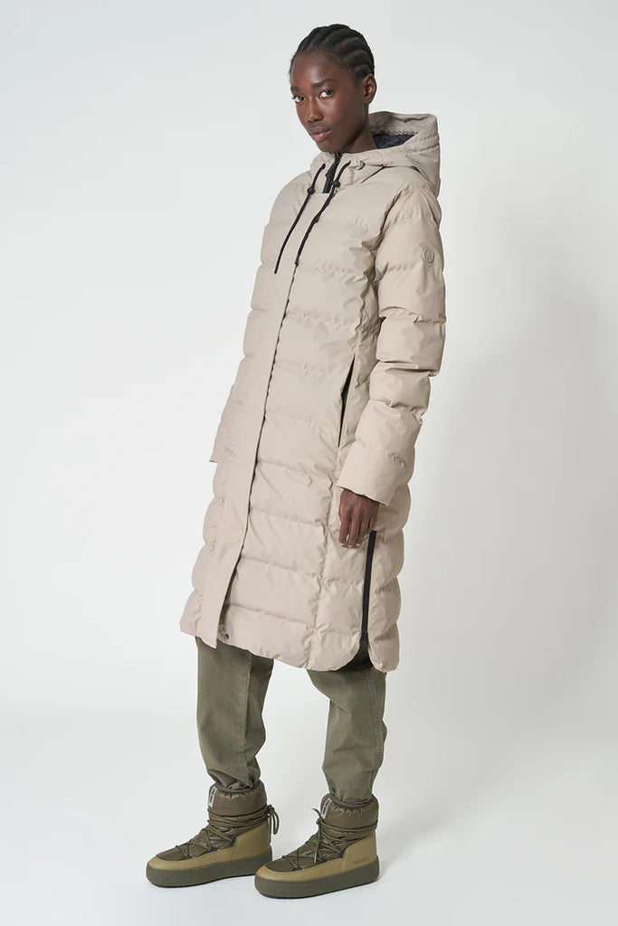 TANTA STONE GREY PUDDLE COAT