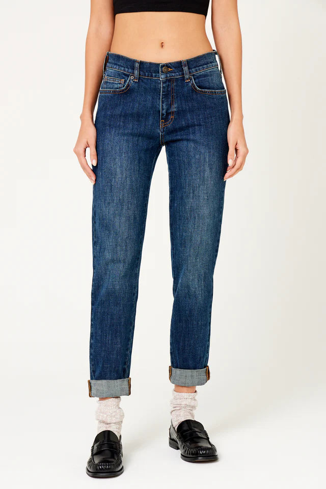 FIVE JEAN BOYFIT TARA DARK DENIM