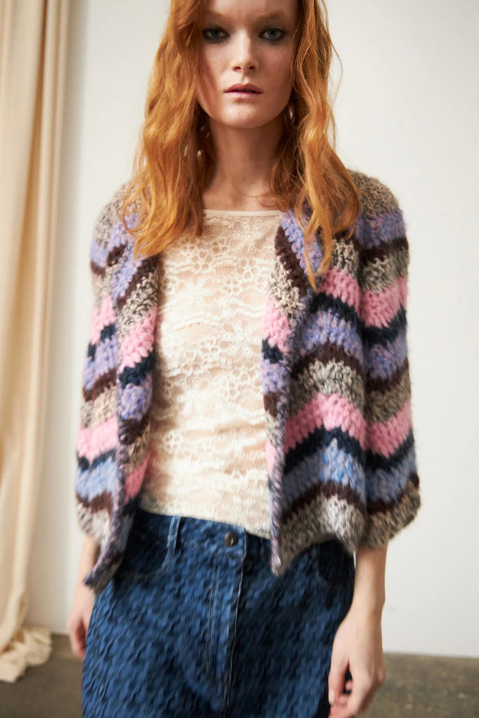 DAWN AND DARE GINZA CROCHET CARDIGAN