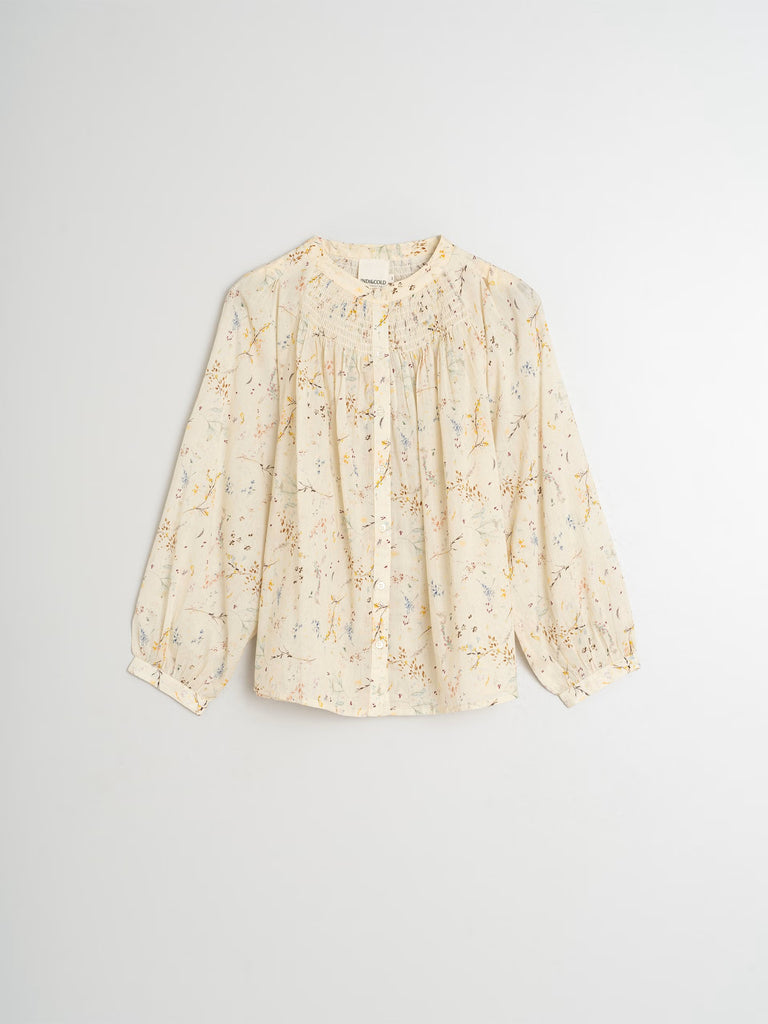 INDI AND COLD FLORAL RAGLAN SLEEVE BLOUSE