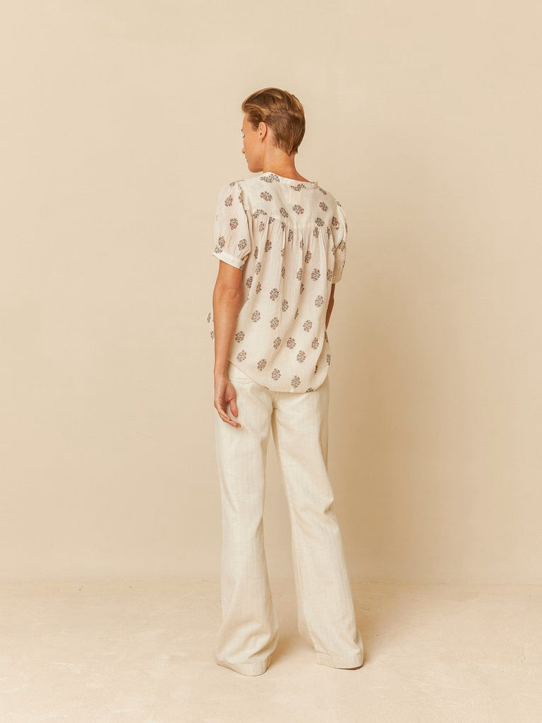 INDI AND COLD COTTON VOILE SHIRT