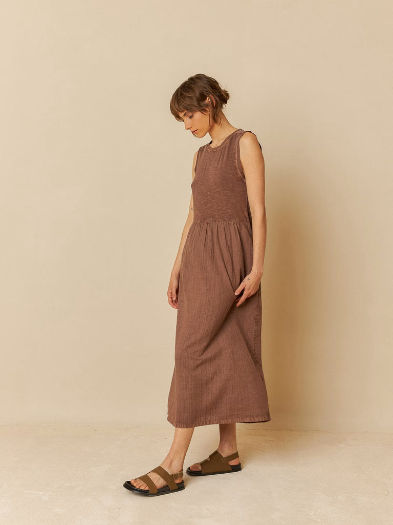 INDI AND COLD WASHED COTTON DRESS