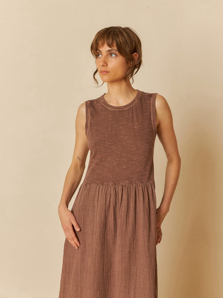 INDI AND COLD WASHED COTTON DRESS