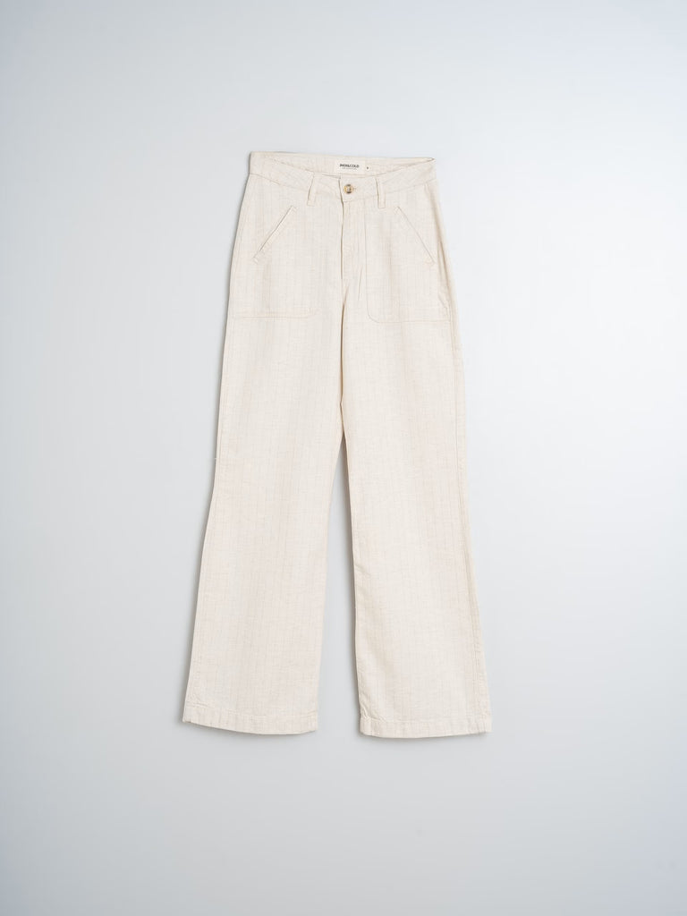 INDI AND COLD PINSTRIPE TWILL TROUSER