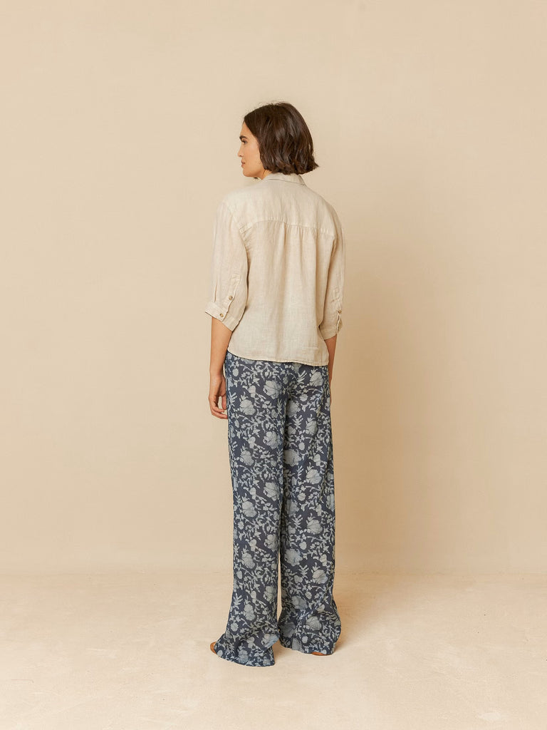 INDI AND COLD SAND LINEN SHIRT