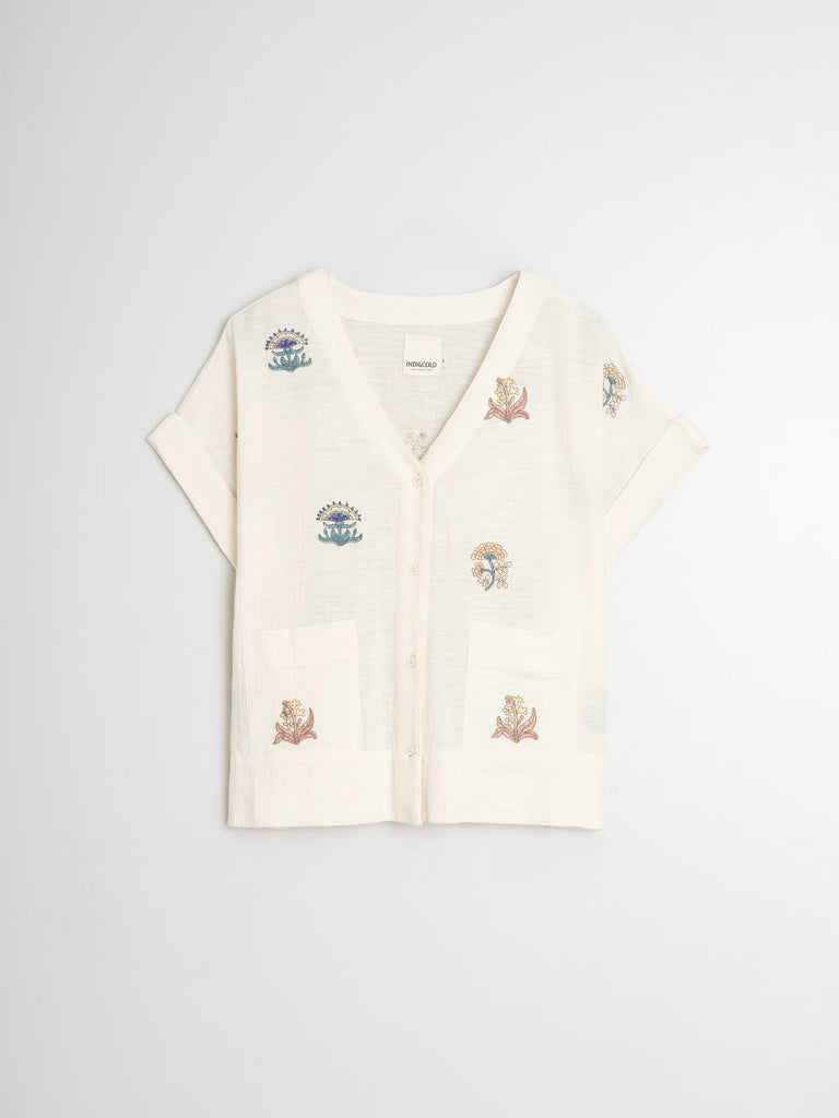 INDI AND COLD EMBROIDERED SHIRT