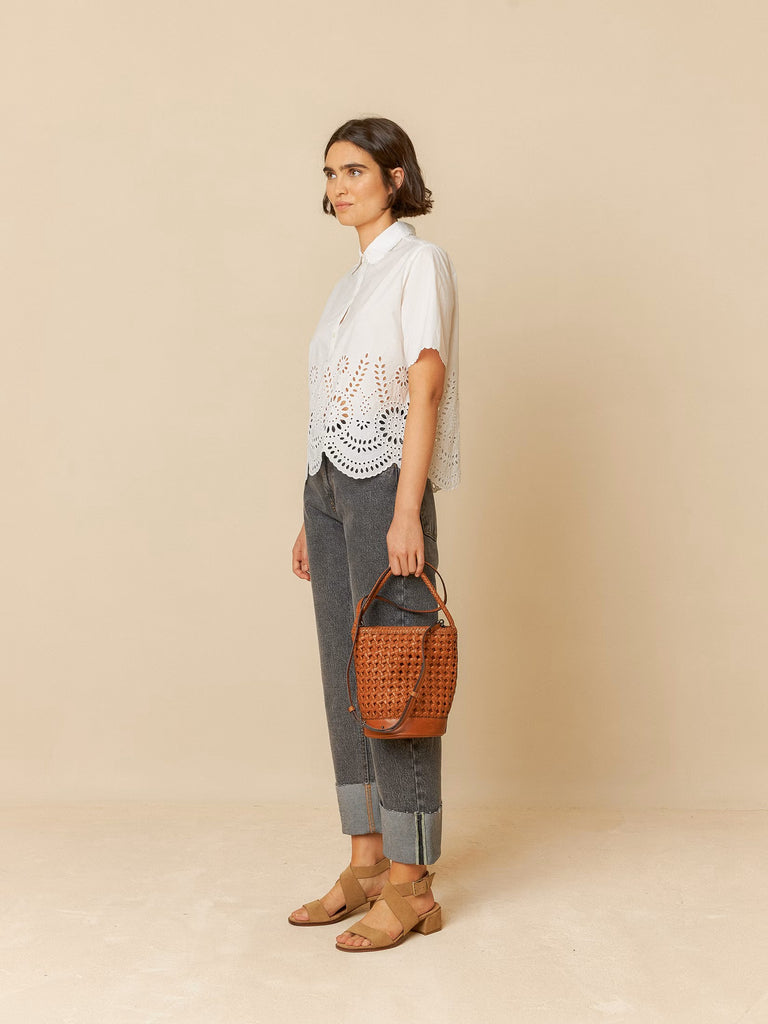 INDI AND COLD COTTON POPLIN SHIRT